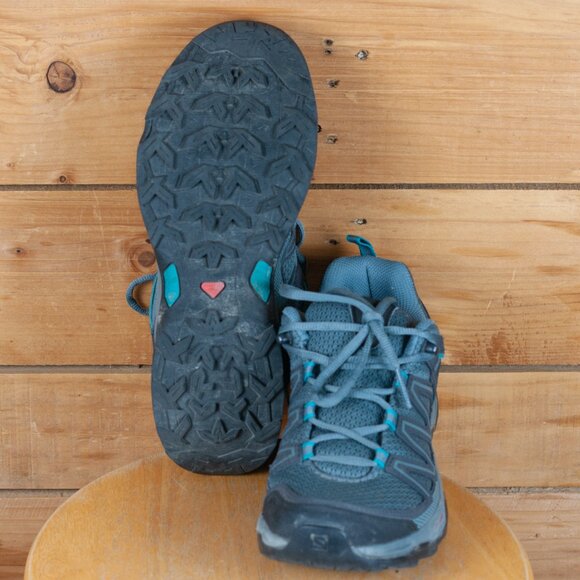 Salomon Pathfinder Trail Running Shoes in Grey & Blue - Women's EU 41 US 9 - Picture 6 of 9